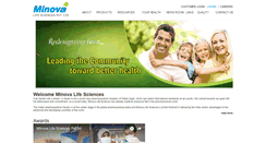 Desktop Screenshot of minovalife.com