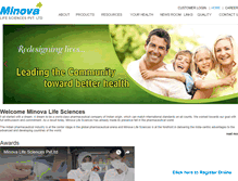 Tablet Screenshot of minovalife.com